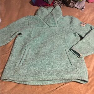 The North Face Mint Green Fleece Hoodie